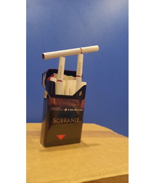 Сигареты "Sobranie черное"