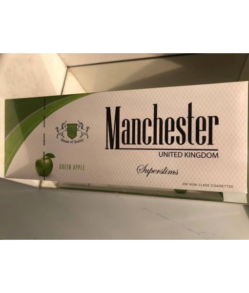 Сигареты "Manchester Superslims Gum mint"